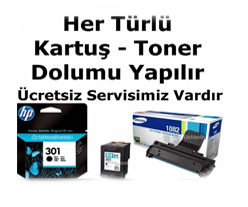 Bakırköy kartuş toner dolum
